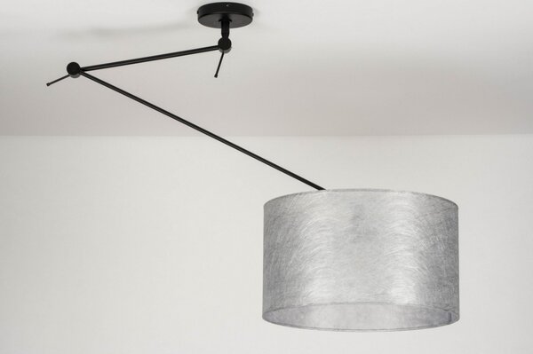 Závěsné designové svítidlo nad stůl Snap Light Silver and Black (LMD)