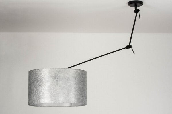Závěsné designové svítidlo nad stůl Snap Light Silver and Black (LMD)