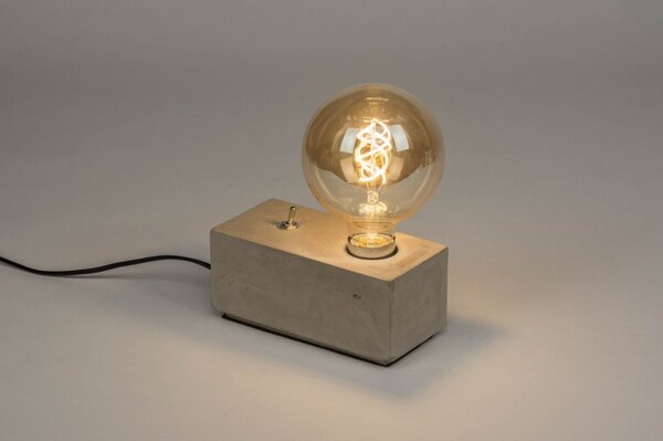 Stolní designová betonová lampa Focus Beton (LMD)
