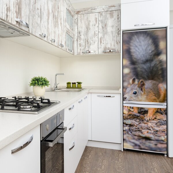 Foto nálepka na ledničku Veverka v lese FridgeStick-70x190-f-92289663