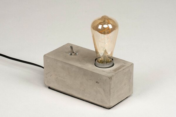 Stolní designová betonová lampa Focus Beton (LMD)