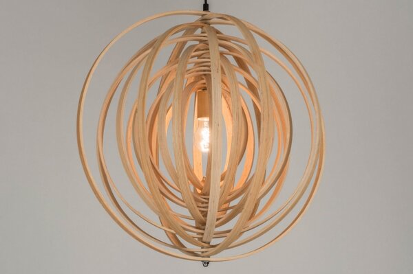 Závěsné designové svítidlo do obýváku Wood Barcelona (LMD)