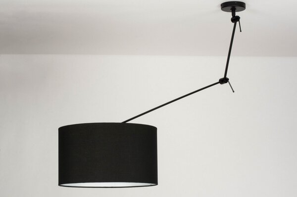 Závěsné designové černé svítidlo nad stůl Snap Light Black and Black (LMD)