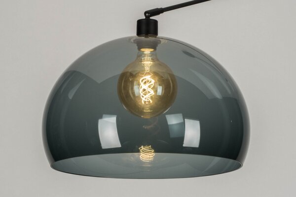 Závěsné designové svítidlo nad stůl Snap Light Green Bottle and Black (LMD)