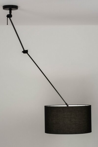 Závěsné designové černé svítidlo nad stůl Snap Light Black and Black (LMD)