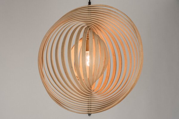 Závěsné designové svítidlo do obýváku Wood Barcelona (LMD)