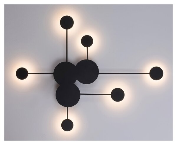 Rabalux 6260 Amadeo LED Moderní nástěnní svítidlo | Přírodní bílá | 21W | Černá - r-6260