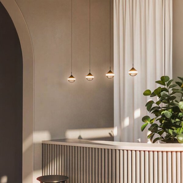 Aromas Nino LED závěsné svítidlo Černá matná
