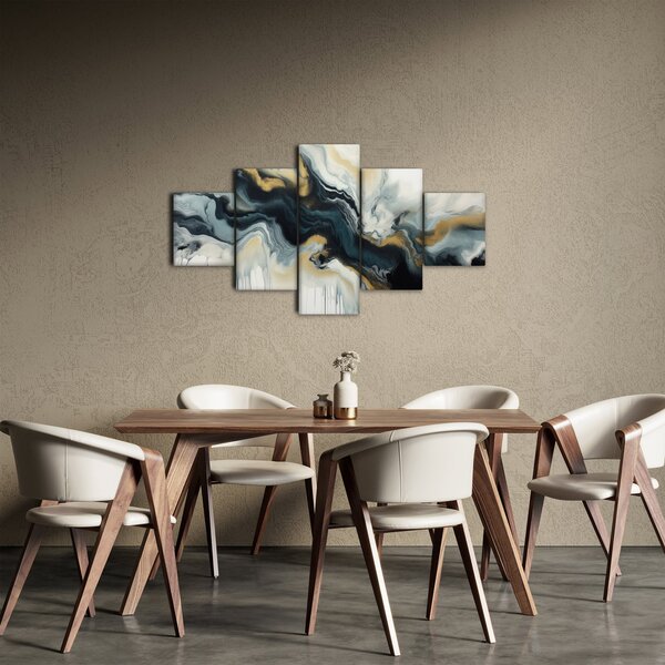 Obraz - Mramorovaná kresba (125x70 cm)