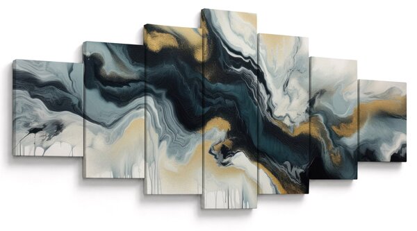 Obraz - Mramorovaná kresba (210x100 cm)