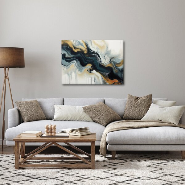 Obraz - Mramorovaná kresba (70x50 cm)