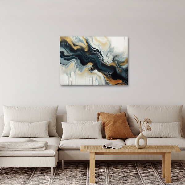 Obraz - Mramorovaná kresba (70x50 cm)