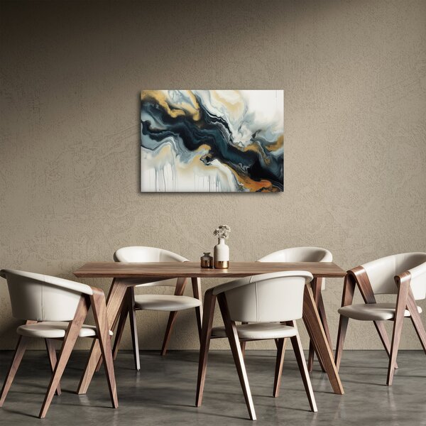 Obraz - Mramorovaná kresba (70x50 cm)