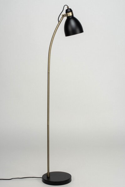 Stojací industriální černá lampa Black Marina Industry (LMD)