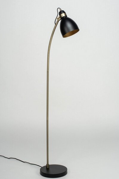 Stojací industriální černá lampa Black Marina Industry (LMD)
