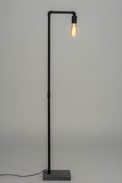 Stojací industriální lampa Beton Industry Bulb Black (LMD)