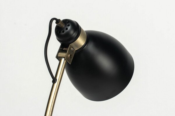 Stojací industriální černá lampa Black Marina Industry (LMD)
