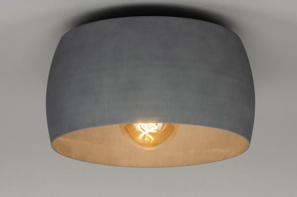 Stropní designové šedé svítidlo Kavi Beton Look (LMD)