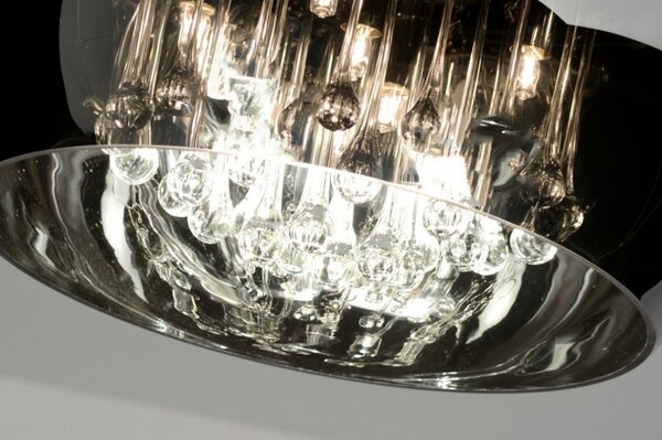 Stropní designové skleněné svítidlo Eleganza Luce Foscarino (LMD)