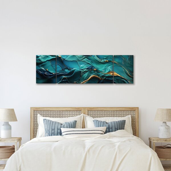Obraz - Abstraktní textury (170x50 cm)