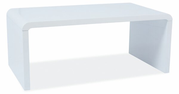 SIGNAL Konferenční stolek - MIO, lesklá bílá