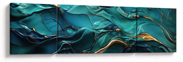 Obraz - Abstraktní textury (170x50 cm)