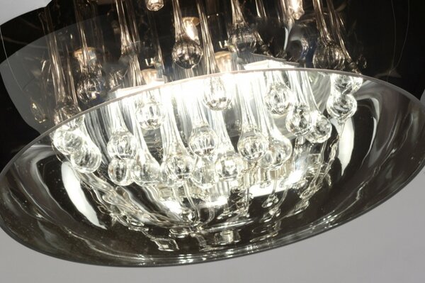 Stropní designové skleněné svítidlo Eleganza Luce Foscarino (LMD)