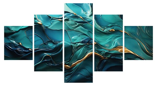 Obraz - Abstraktní textury (125x70 cm)