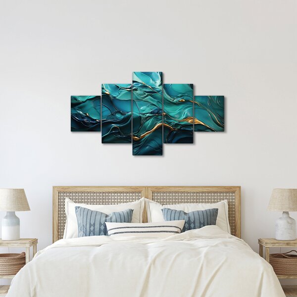 Obraz - Abstraktní textury (125x70 cm)
