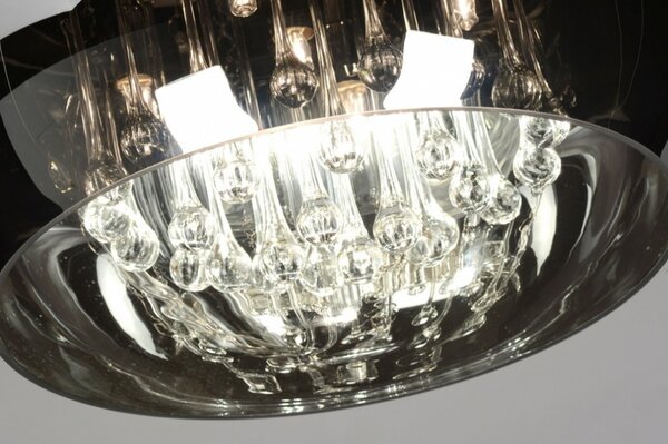 Stropní designové skleněné svítidlo Eleganza Luce Foscarino (LMD)