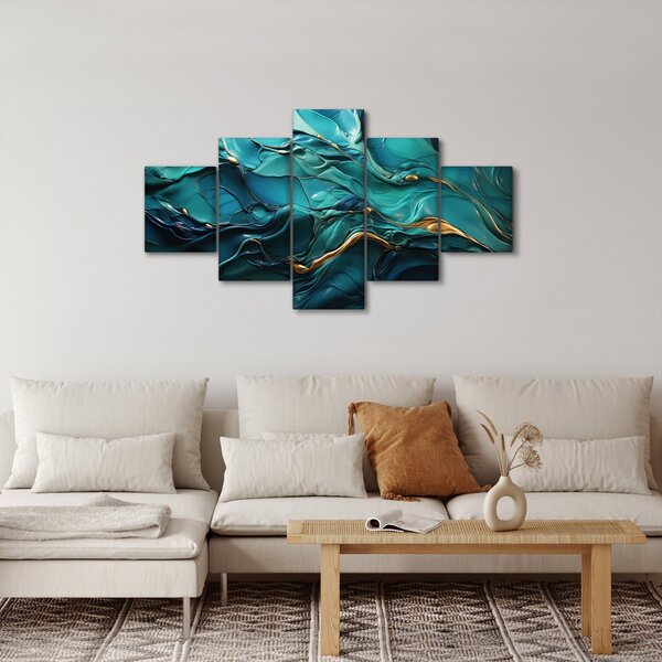 Obraz - Abstraktní textury (125x70 cm)