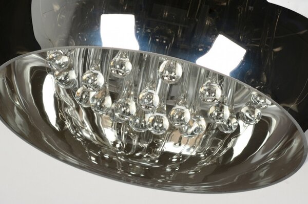 Stropní designové skleněné svítidlo Eleganza Luce Foscarino (LMD)