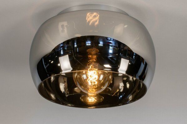 Stropní designové skleněné svítidlo Eleganza Luce Foscarino Small (LMD)