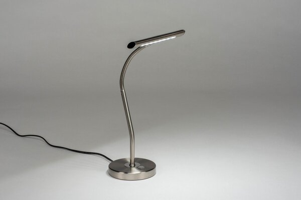 Stolní designová LED lampa Bank Retro Silver (LMD)