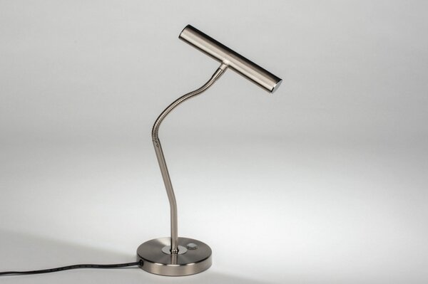 Stolní designová LED lampa Bank Retro Silver (LMD)