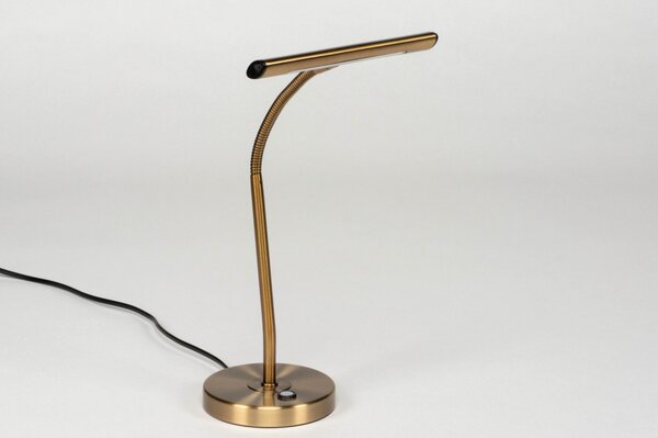 Stolní designová LED lampa Bank Retro Gold (LMD)