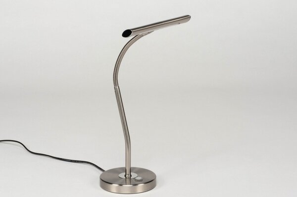 Stolní designová LED lampa Bank Retro Silver (LMD)