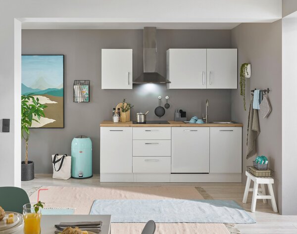 KUCHYŇSKÝ BLOK BEZ SPOTŘEBIČŮ 220 cm MID.YOU - Online Only kuchyňské linky, Online Only