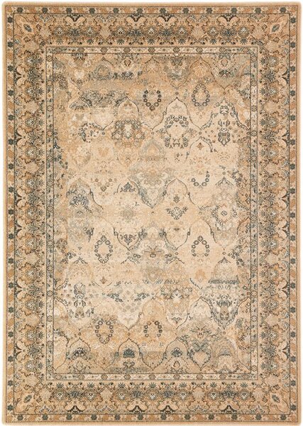Kusový koberec vlněný Dywilan Omega Kashmir Krem 2 béžový Rozměr: 100x150 cm