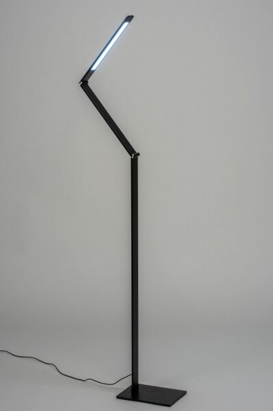 Stojací designová LED lampa se stmívačem D-Tech Black (LMD)