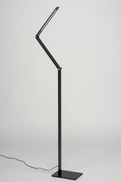 Stojací designová LED lampa se stmívačem D-Tech Black (LMD)