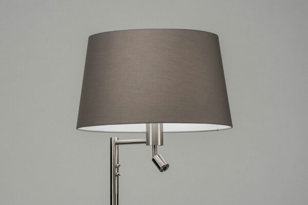 Stojací designová šedá lampa La Scale Grey Nuo (LMD)