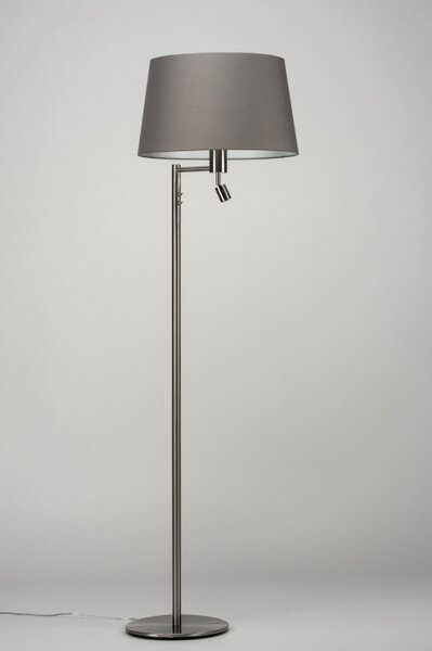 Stojací designová šedá lampa La Scale Grey Nuo (LMD)