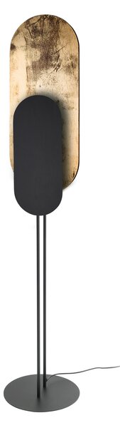 NOWODVORSKI Stojací designová lampa WHEEL LUX, 2xGX53, 8W, černá, zlatá 7646