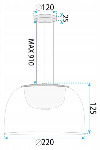 Závěsné svítidlo TOOLIGHT zlaté kovové 105 cm integrované LED 1 bod