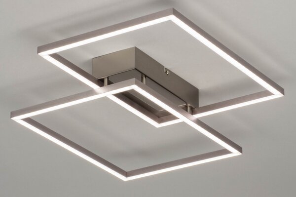Stropní stmívatelné designové LED svítidlo do obýváku York Quadro (LMD)