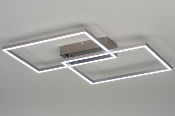 Stropní stmívatelné designové LED svítidlo do obýváku York Quadro (LMD)