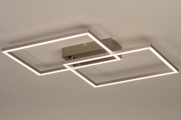 Stropní stmívatelné designové LED svítidlo do obýváku York Quadro (LMD)