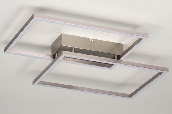 Stropní stmívatelné designové LED svítidlo do obýváku York Quadro (LMD)