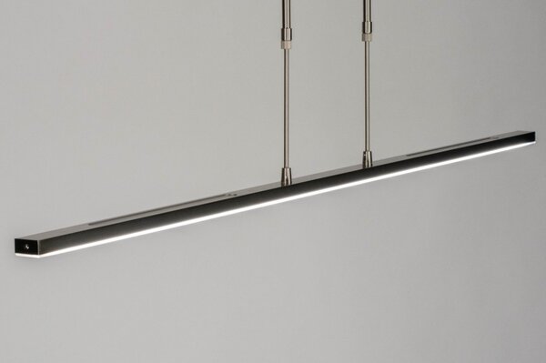 Závěsné designové LED svítidlo nad stůl Lineo Deluxe Silver (LMD)